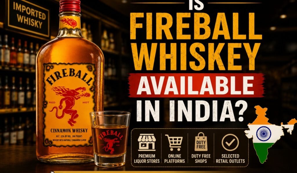 Fireball Whiskey Price in India 2026